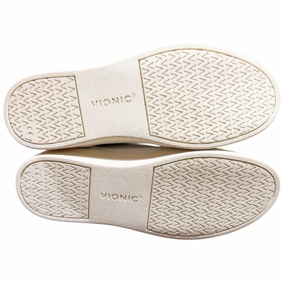 Vionic Winny Sneakers Size 8 White Leather NIB Comfort Lace Up Classic Normcore - Picture 9 of 12